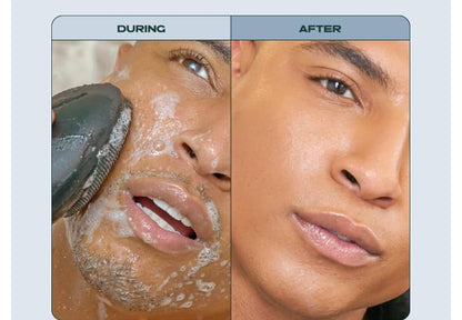 Electric soft silicone cleansing brush