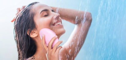 Electric soft silicone cleansing brush