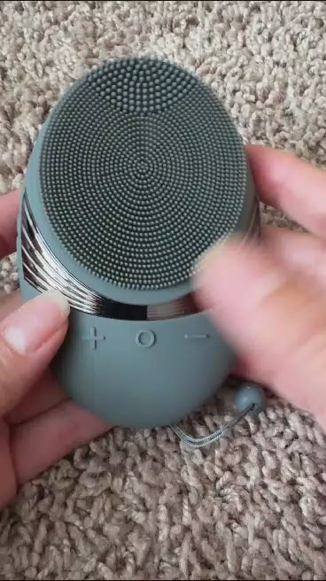 Electric soft silicone cleansing brush